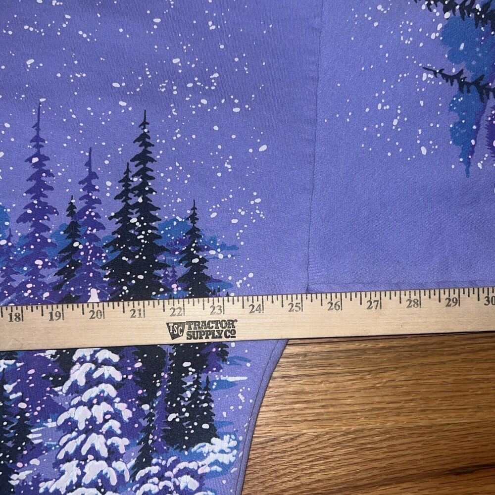 Vintage 90s Puff Paint Colorado Mountains Graphic Sweatshirt USA Womens Size M/L - Picture 7 of 11
